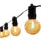Ashland; 16ct. Shatterproof Glitter Globe Bulb LED String Lights by Ashland®; Category:Summer Lighting; Image:2